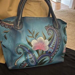 Anna by Anuschka Zip-top Organizer with Outside Side Pockets